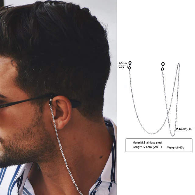 EyeglassStainless-Steel-Sunglasses-Links-Holder-Grandmother-Chains-Men-Women-Eyewear-Chain